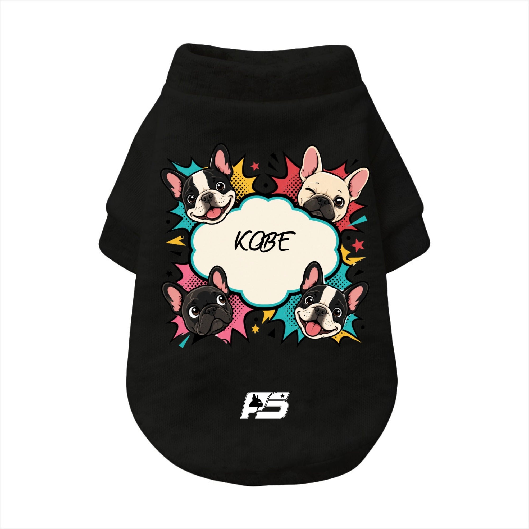 Kobe - Personalized Frenchie Cardigan Sweatshirts - Made in USA