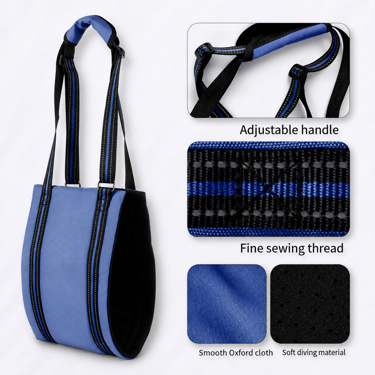 Frenchie Mobility Aid Lift Harness