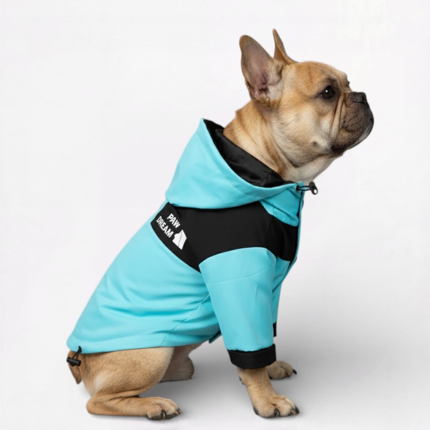 AquaPaw French Bulldog Raincoat – Windproof Hooded Dog Jacket - Frenchie.us
