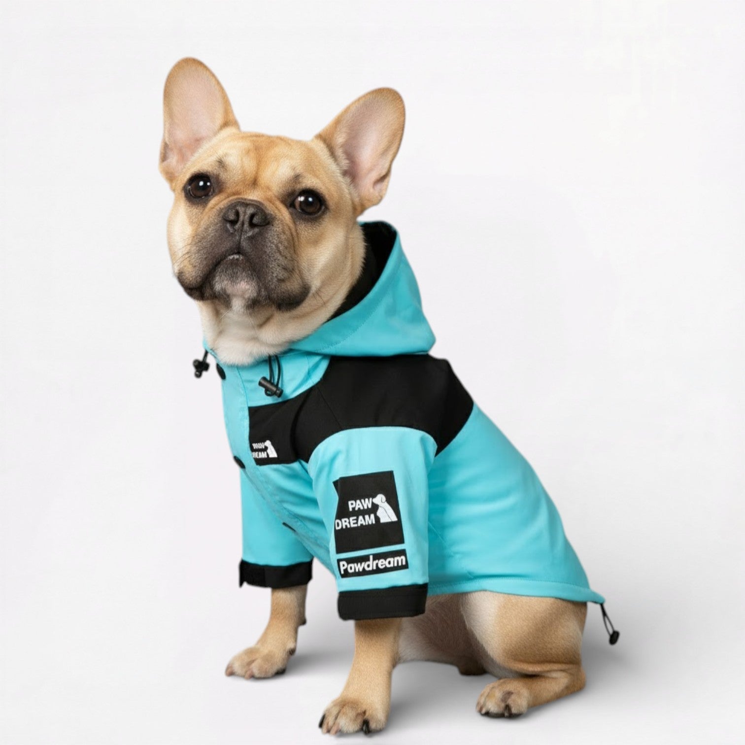 AquaPaw French Bulldog Raincoat – Windproof Hooded Dog Jacket - Frenchie.us