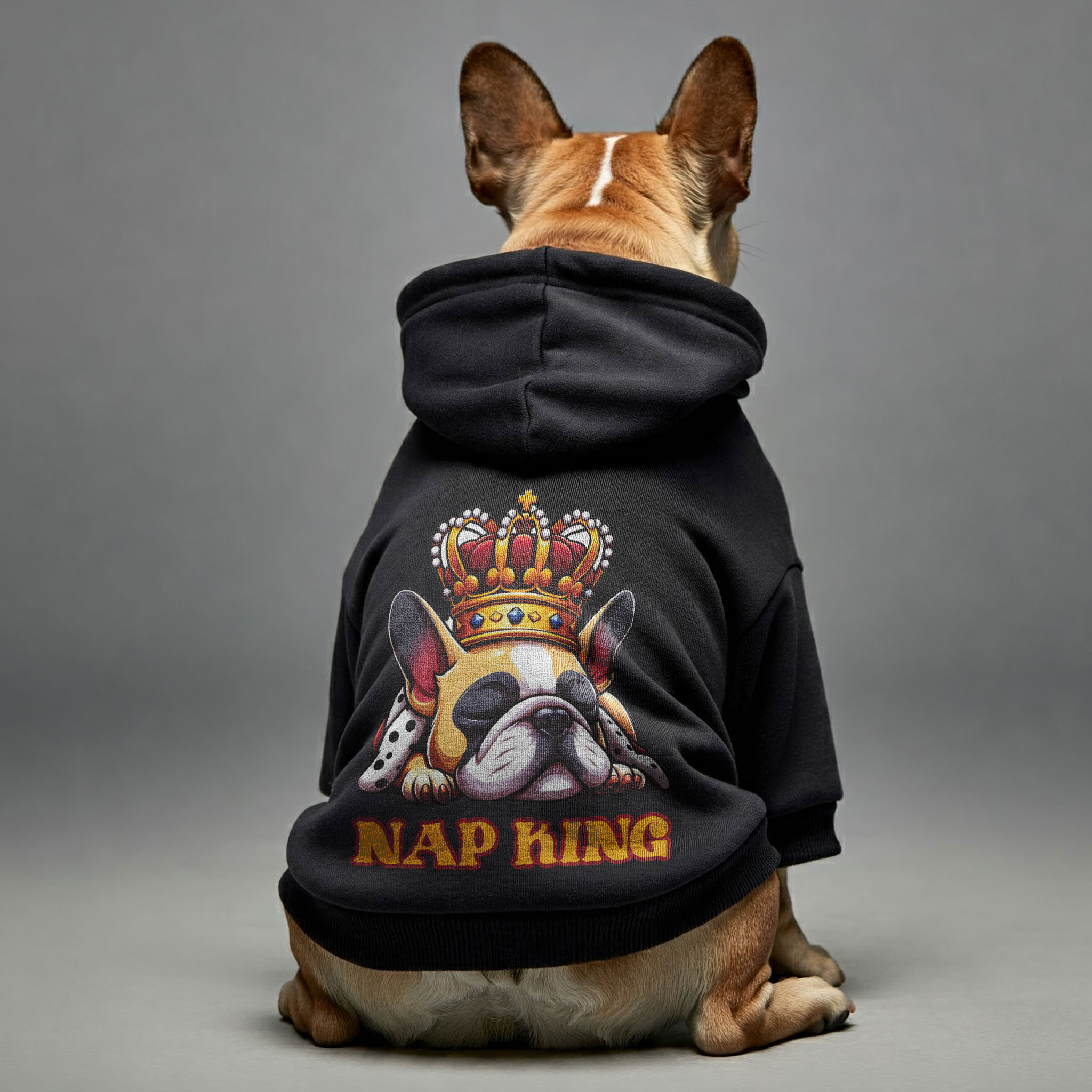 Nap king -  French Bulldog Hoodies – 100% Cotton