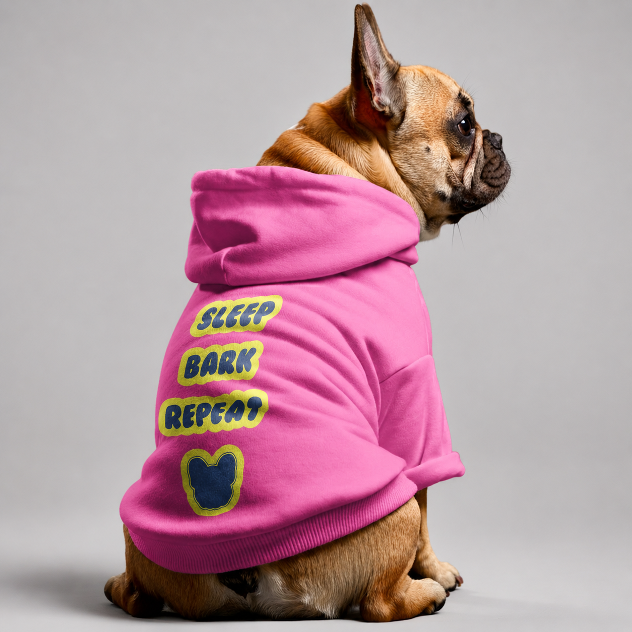Sleep, bark, repeat -  French Bulldog Hoodies – 100% Cotton