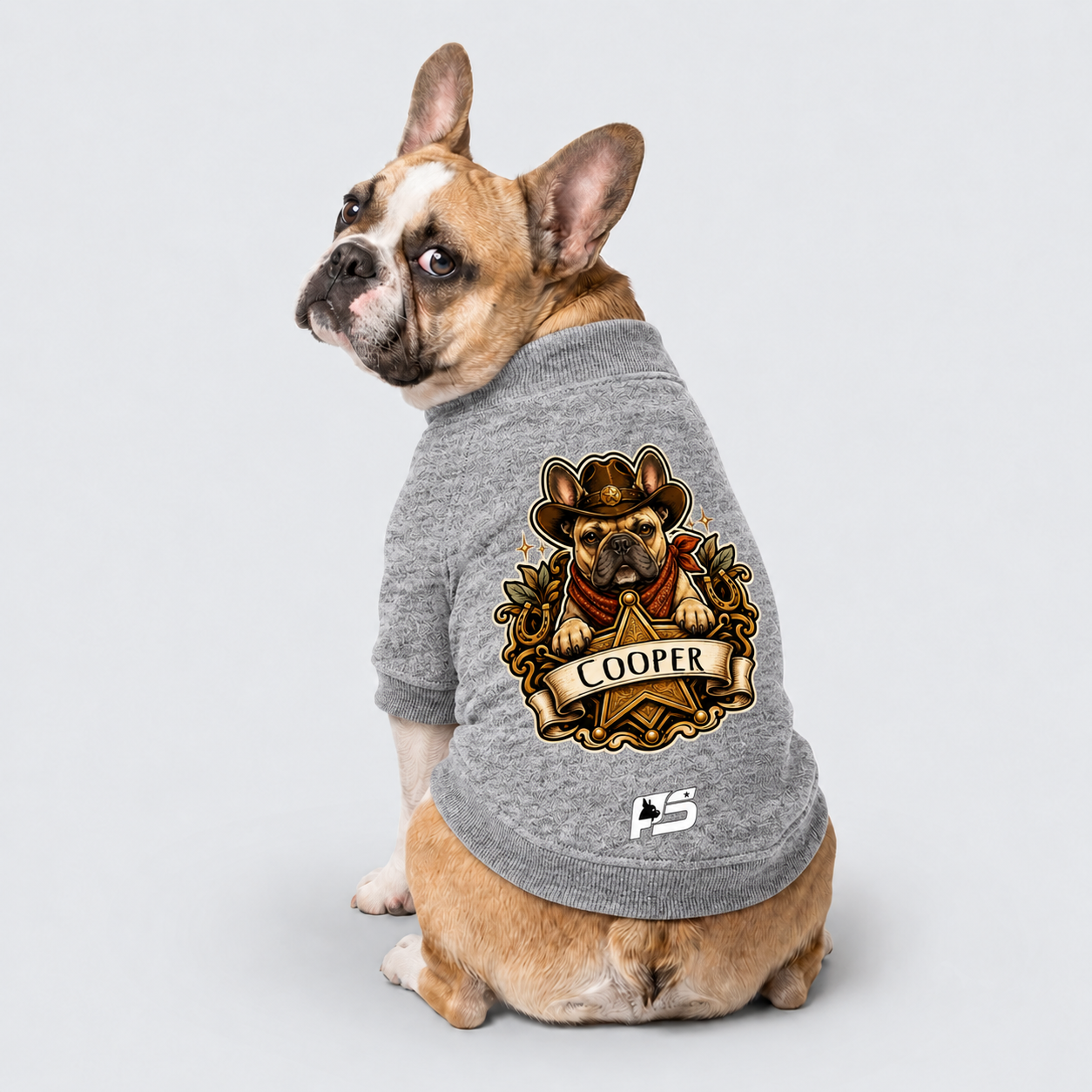 Cooper - Personalized Frenchie Cardigan Sweatshirts - Made in USA