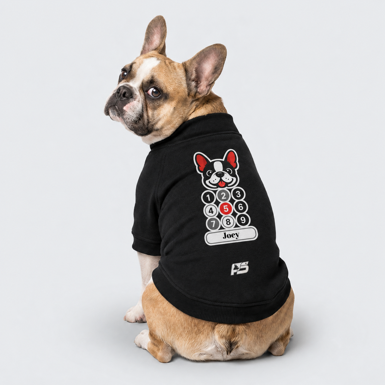 Joey - Personalized Frenchie Cardigan Sweatshirts - Made in USA