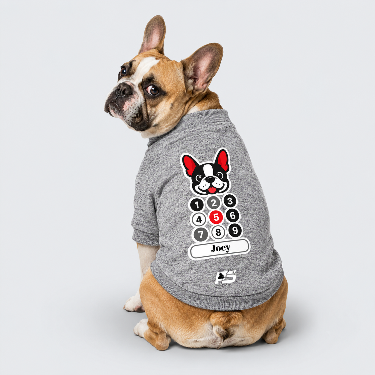 Joey - Personalized Frenchie Cardigan Sweatshirts - Made in USA
