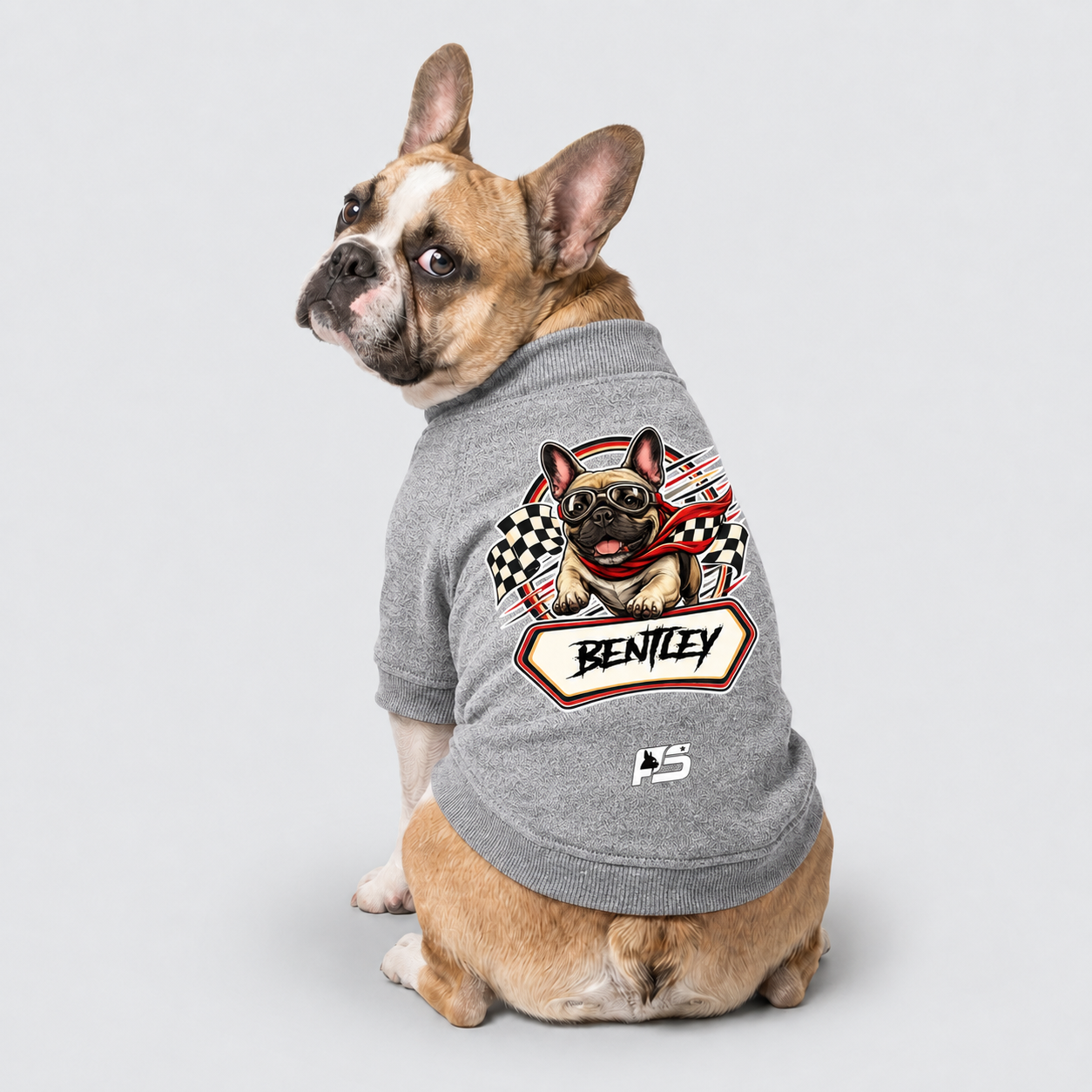 Bentley - Personalized Frenchie Cardigan Sweatshirts - Made in USA
