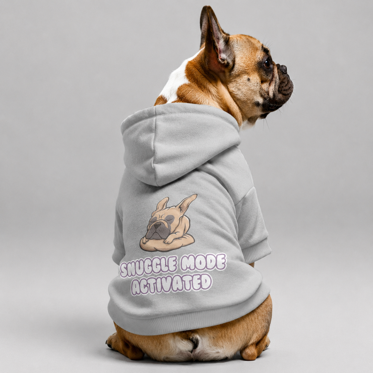Snuggle mode Activated -  French Bulldog Hoodies – 100% Cotton