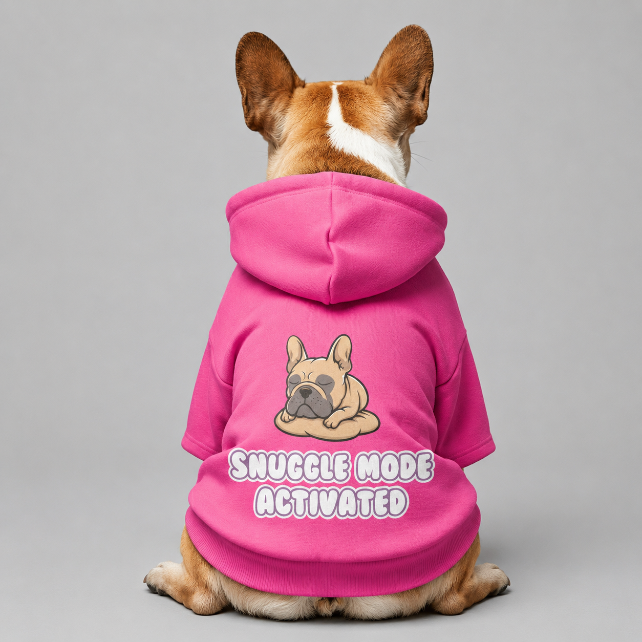 Snuggle mode Activated -  French Bulldog Hoodies – 100% Cotton