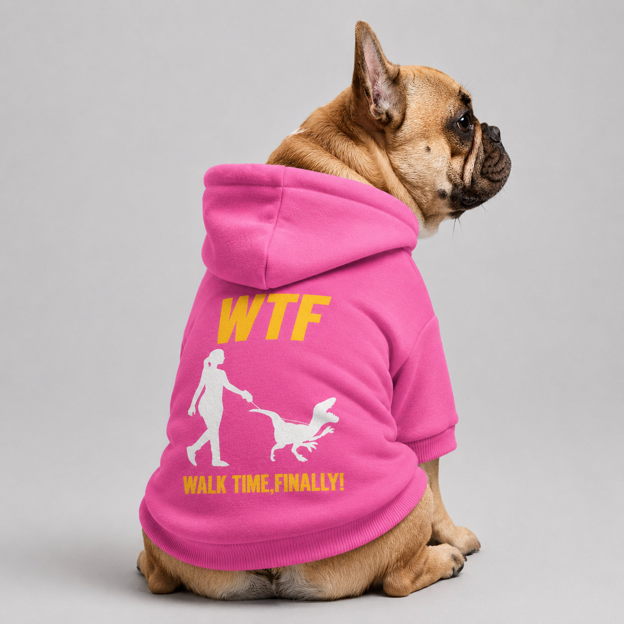 WTF -  French Bulldog Hoodies – 100% Cotton