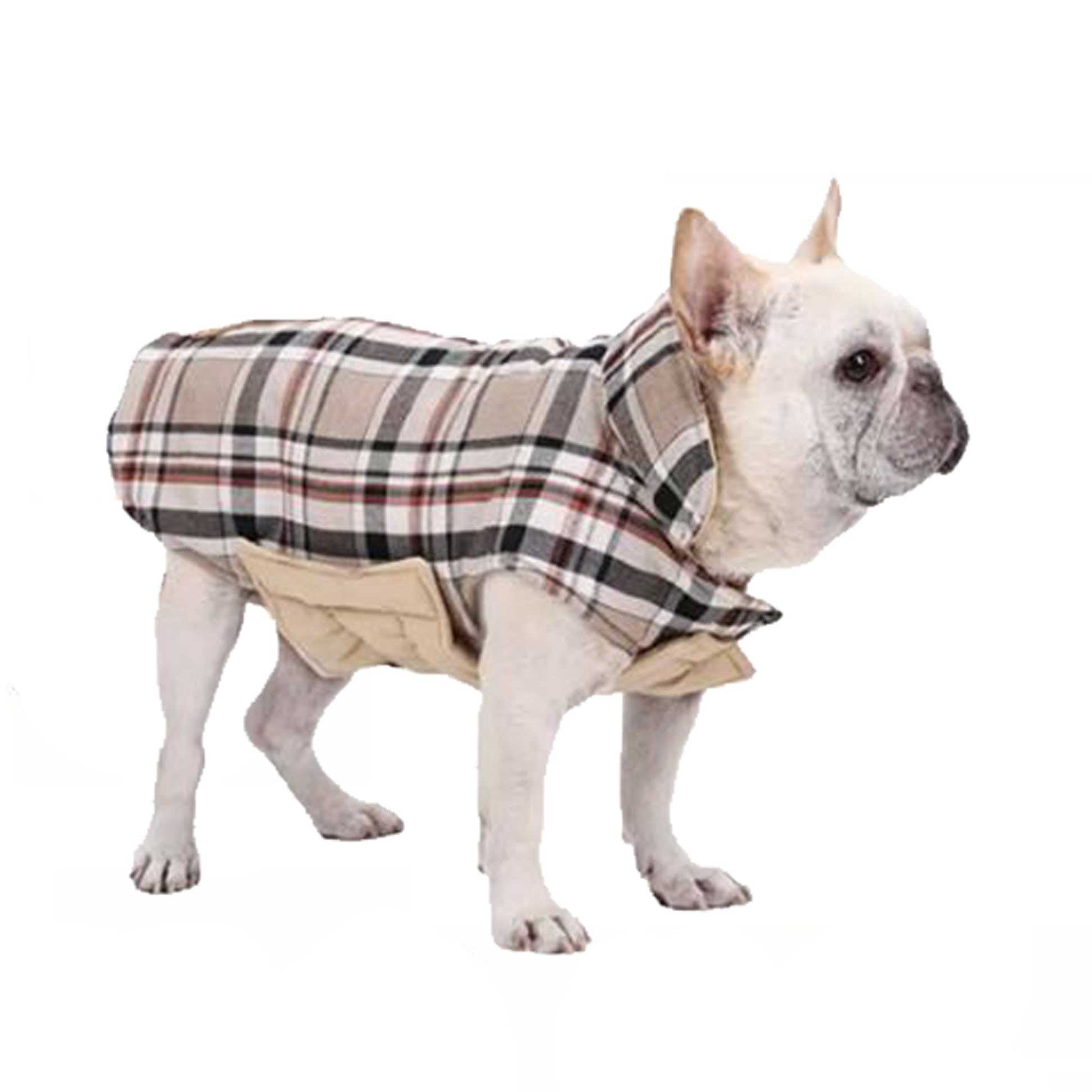 Frenchie Dual-Layer Plaid Vest - Frenchie.us