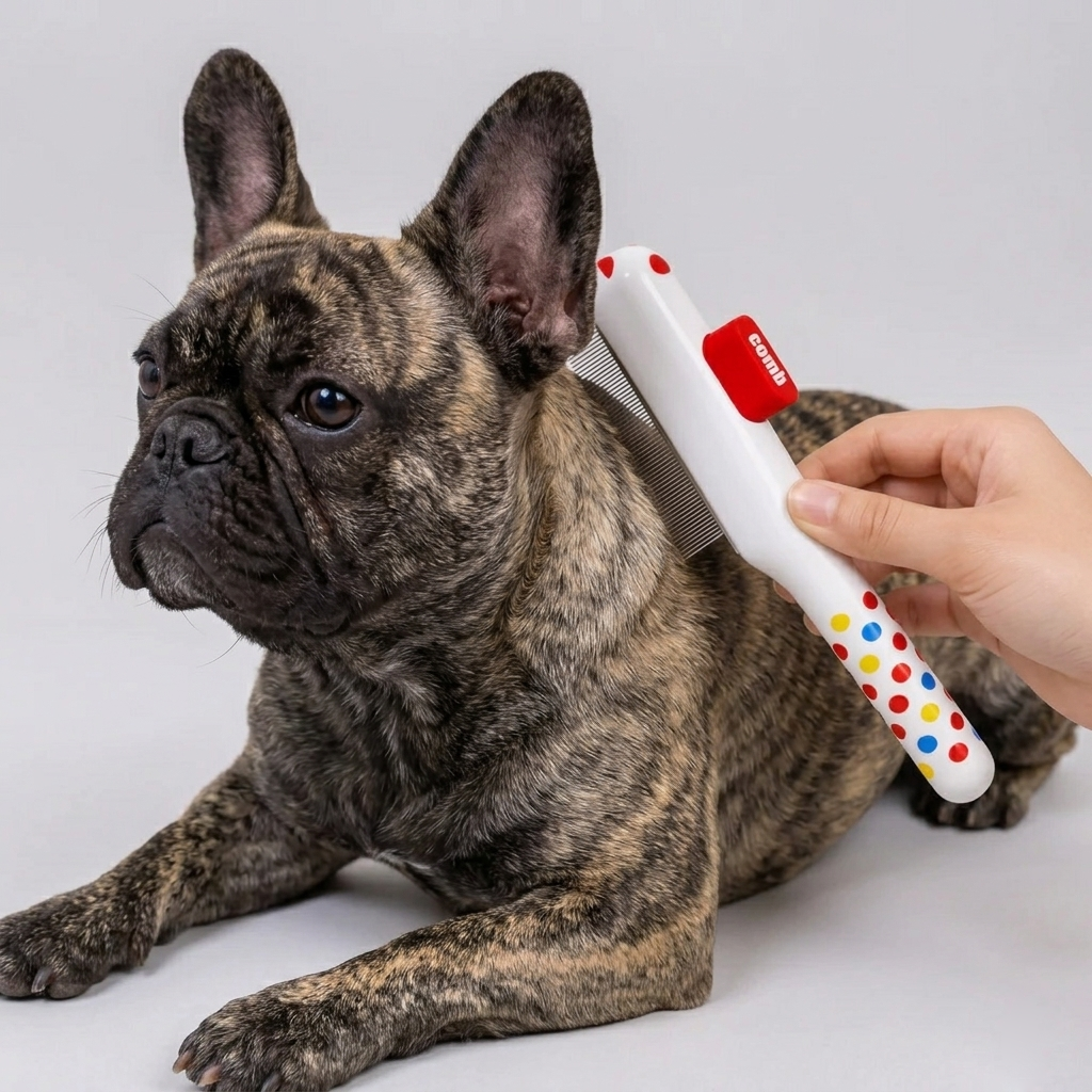 Frenchie-Pet-Comb-Self-Cleaning-Grooming-Brush-for-Shedding-Hair-Removal-1