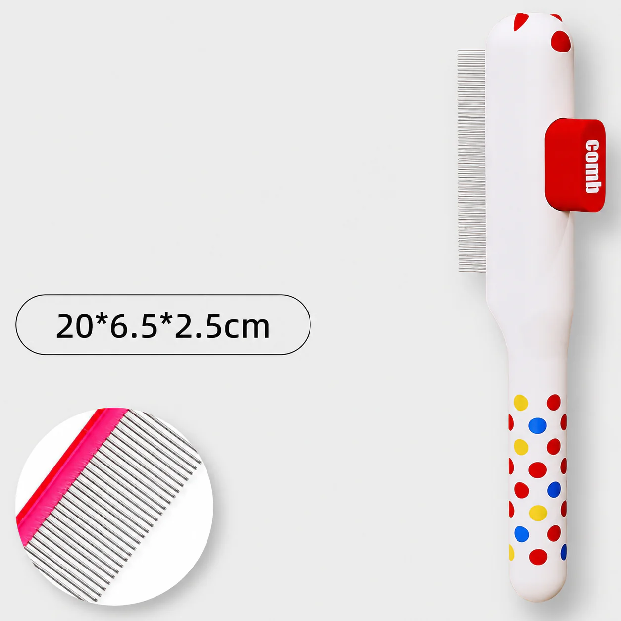 Frenchie-Pet-Comb-Self-Cleaning-Grooming-Brush-for-Shedding-Hair-Removal-4
