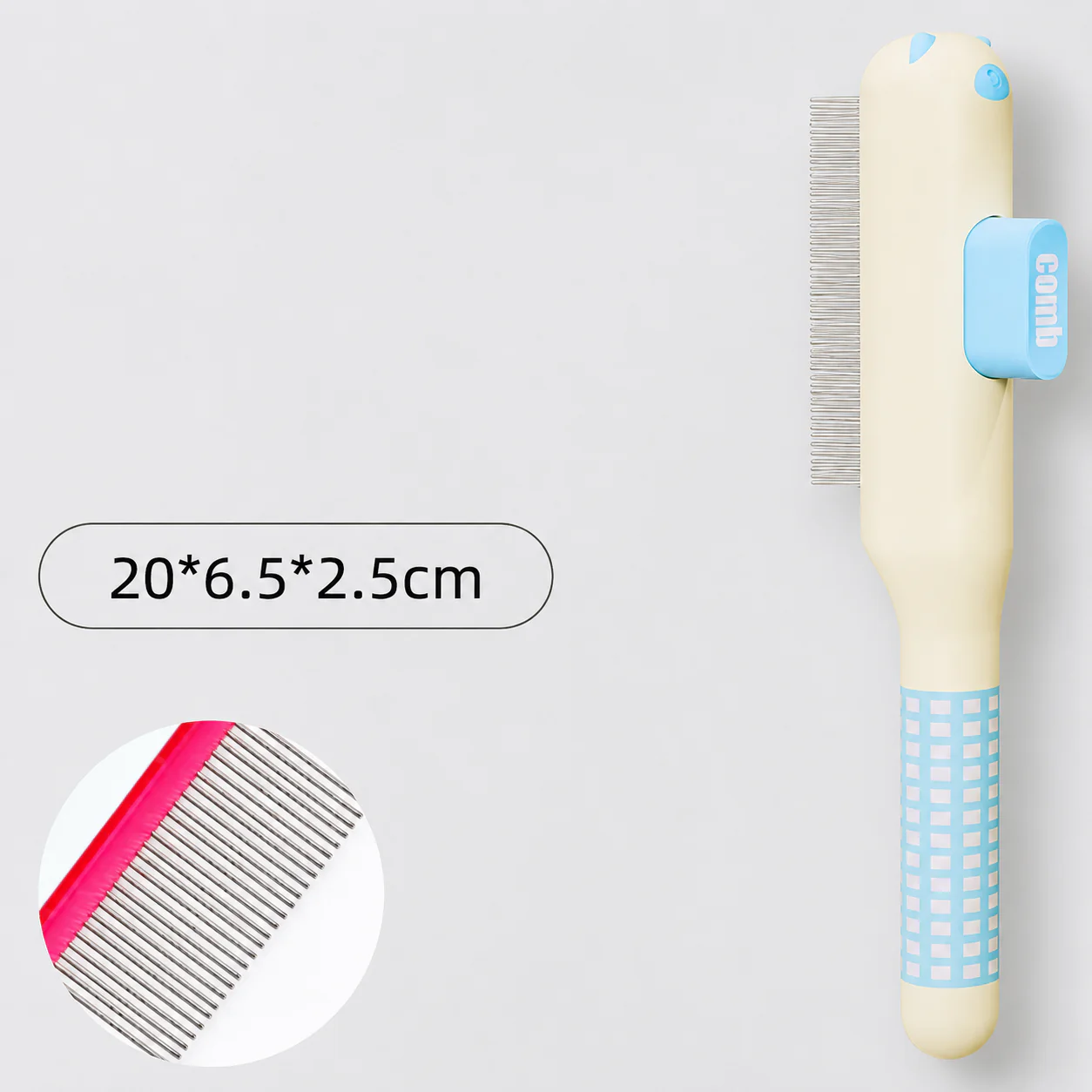 Frenchie-Pet-Comb-Self-Cleaning-Grooming-Brush-for-Shedding-Hair-Removal-7