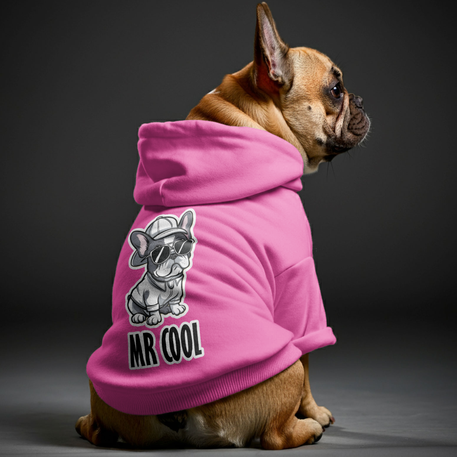 Mr Cool -  French Bulldog Hoodies – 100% Cotton