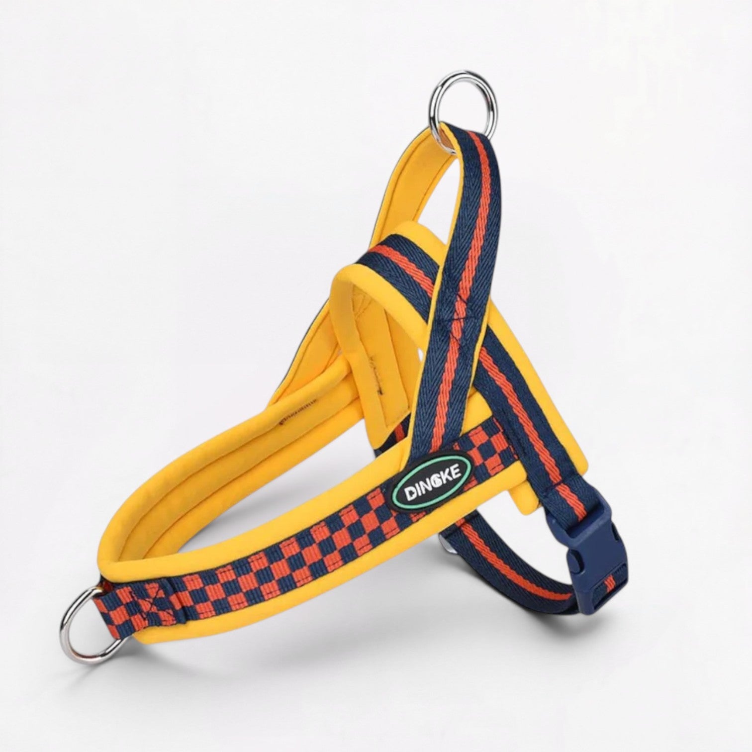 Frenchie-Adjustable-Checkered-Padded-Harness.jpg