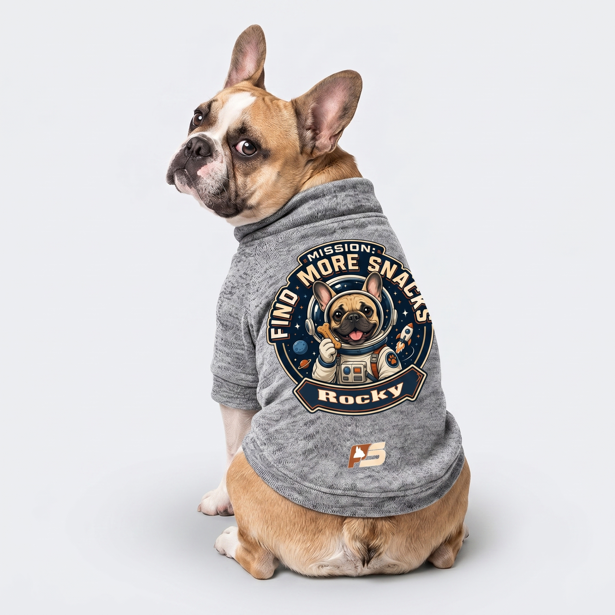 Rocky - Personalized Frenchie Cardigan Sweatshirts - Made in USA