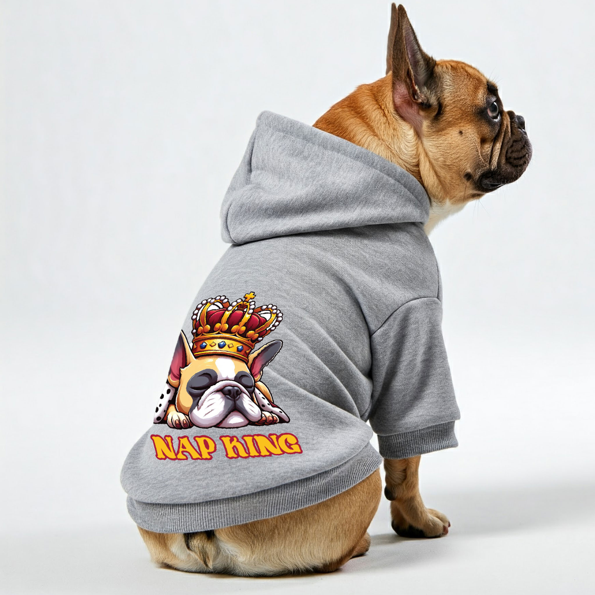 Nap king -  French Bulldog Hoodies – 100% Cotton