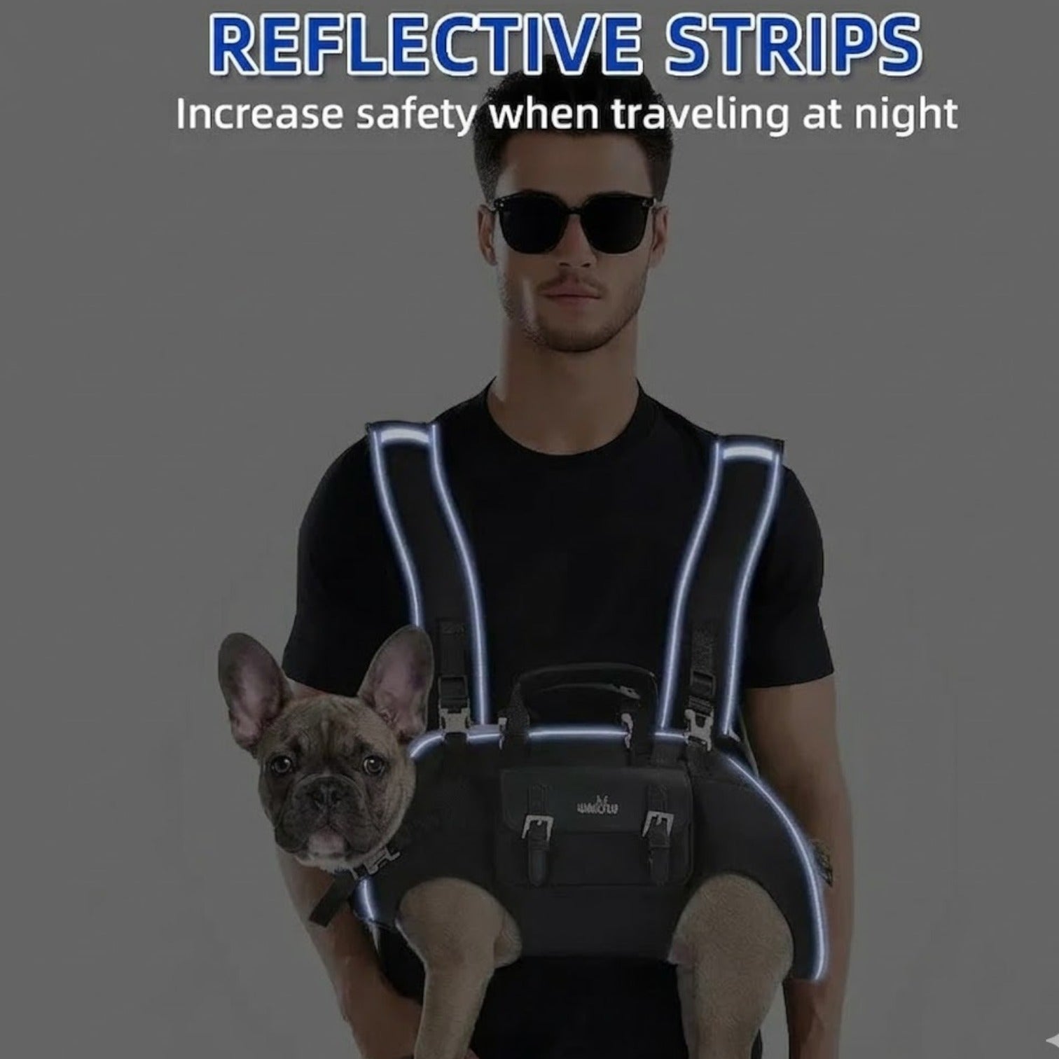 LiftPaw French Bulldog Backpack - Ergonomic Support Do Carrier Backpack - Frenchie.us