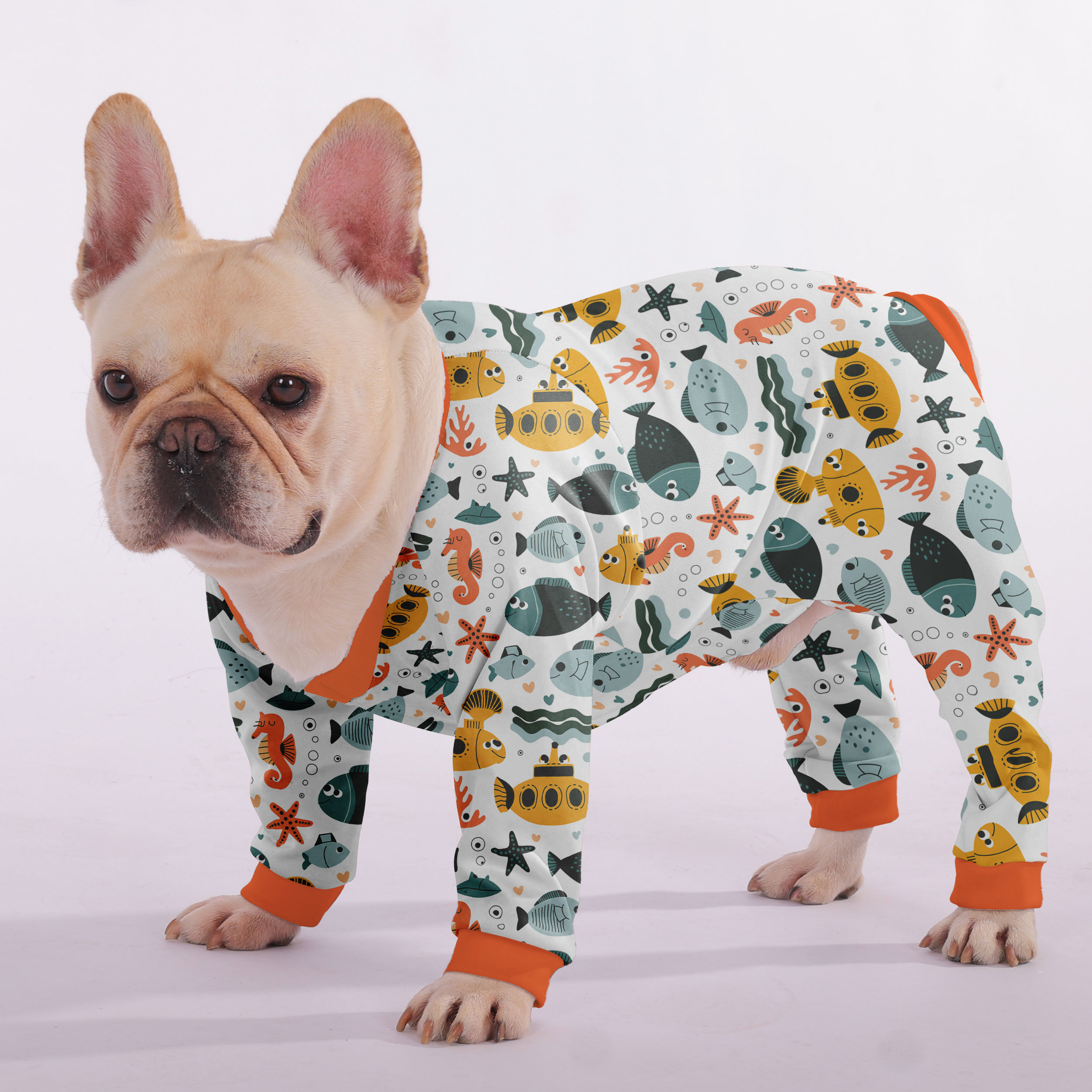 Piper - Frenchie Pajamas – Lightweight, Stretchy, Cozy & Festively Stylish