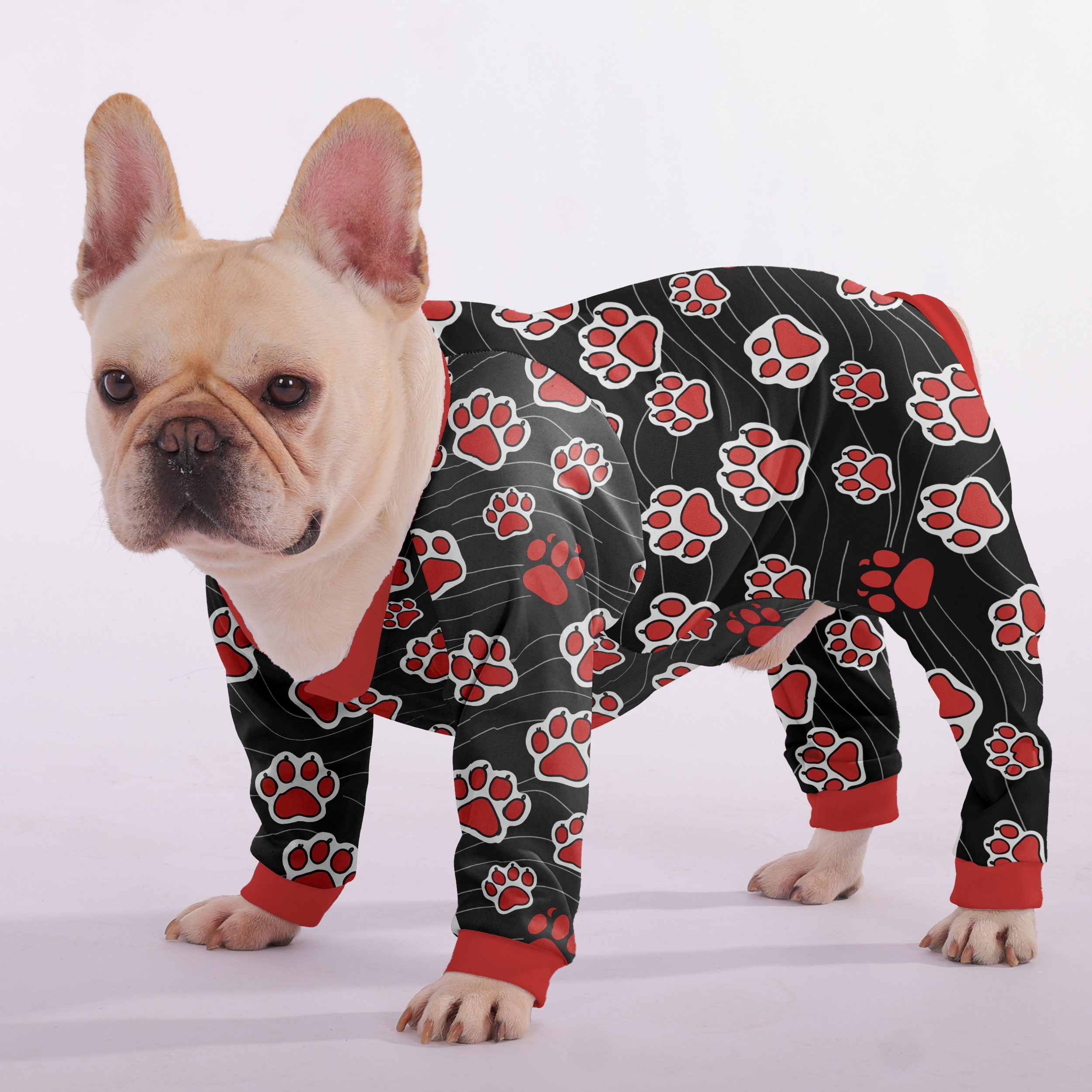 Riley - Frenchie Pajamas – Lightweight, Stretchy, Cozy & Festively Stylish