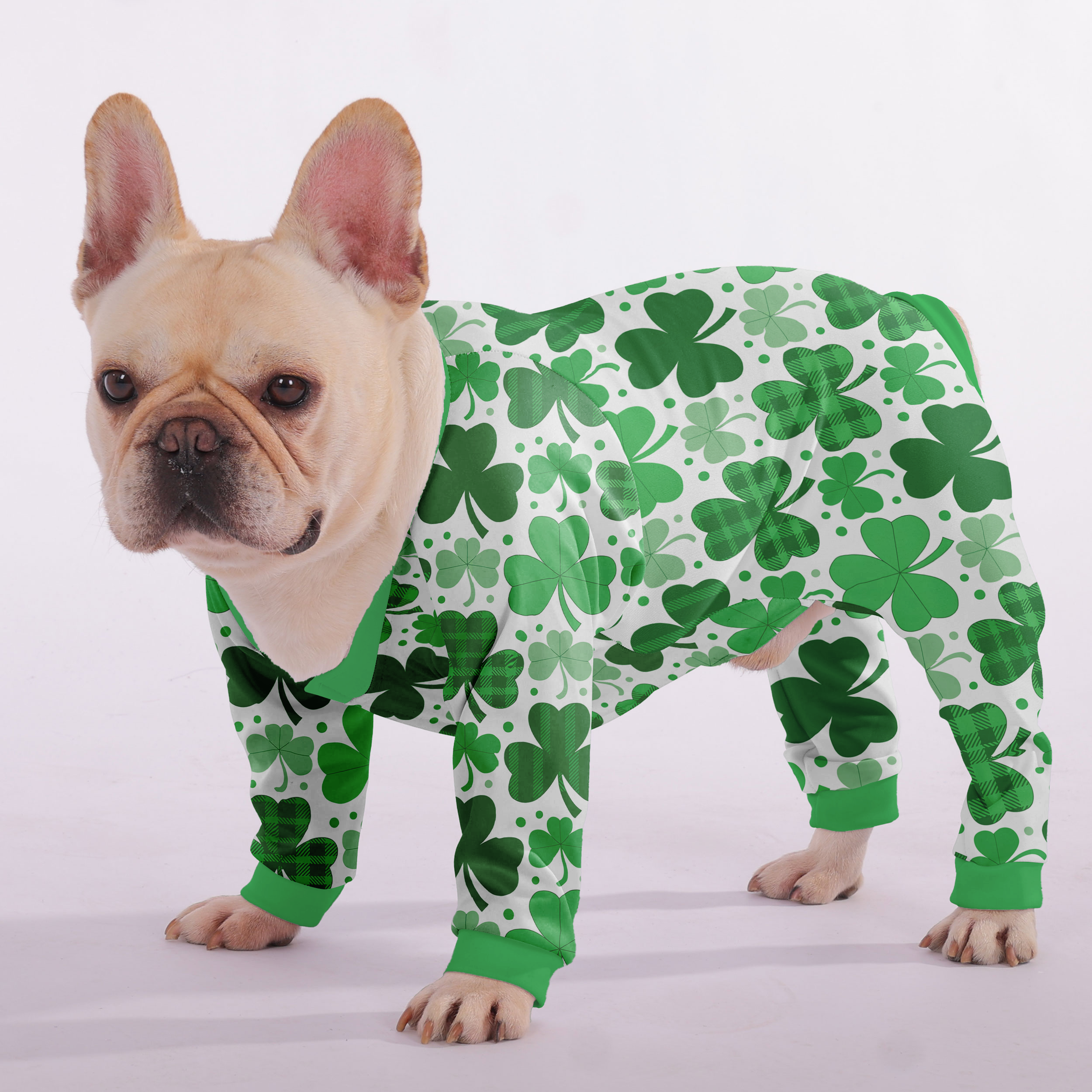 Xena - Frenchie Pajamas – Lightweight, Stretchy, Cozy & Festively Stylish