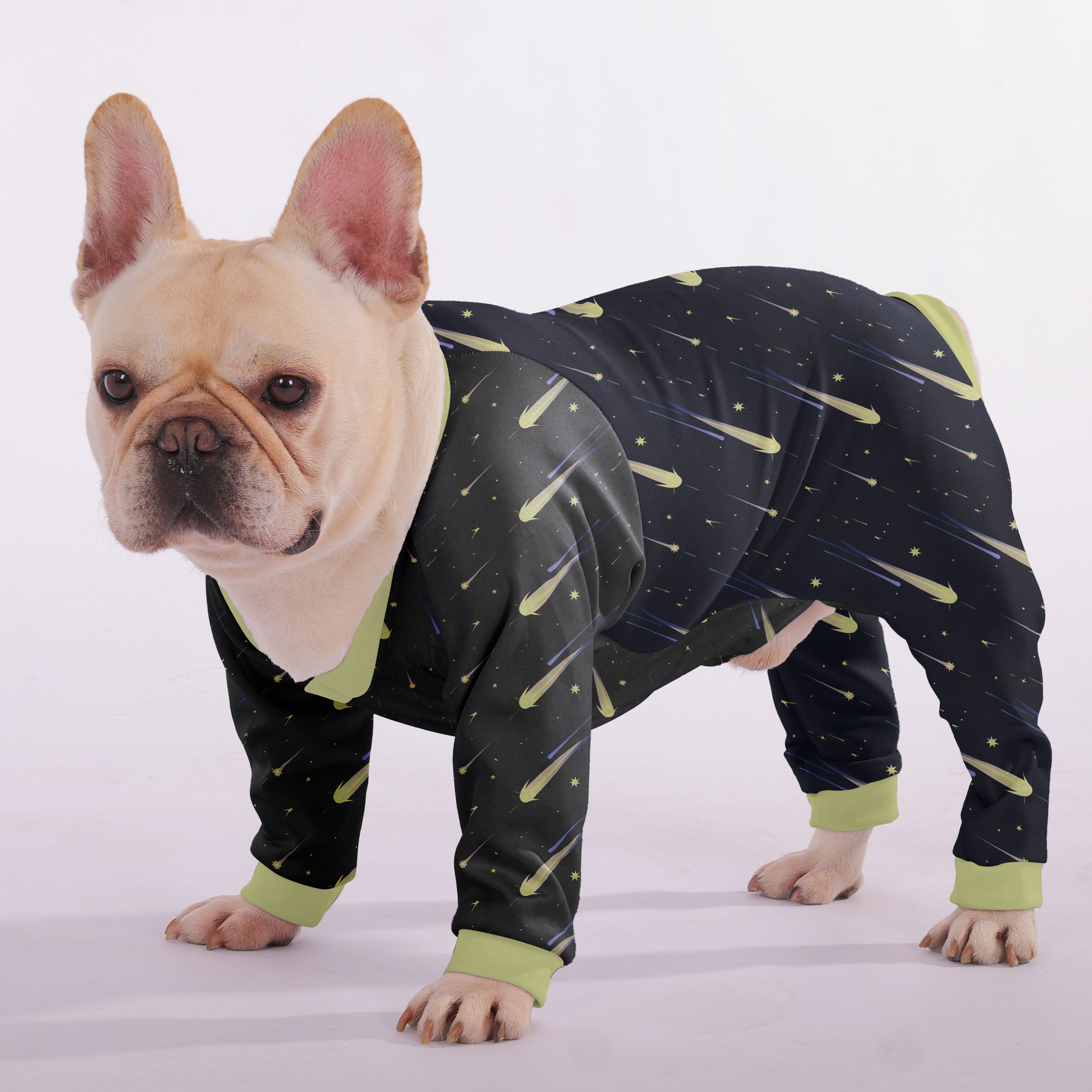 Ace - Frenchie Pajamas – Lightweight, Stretchy, Cozy & Festively Stylish