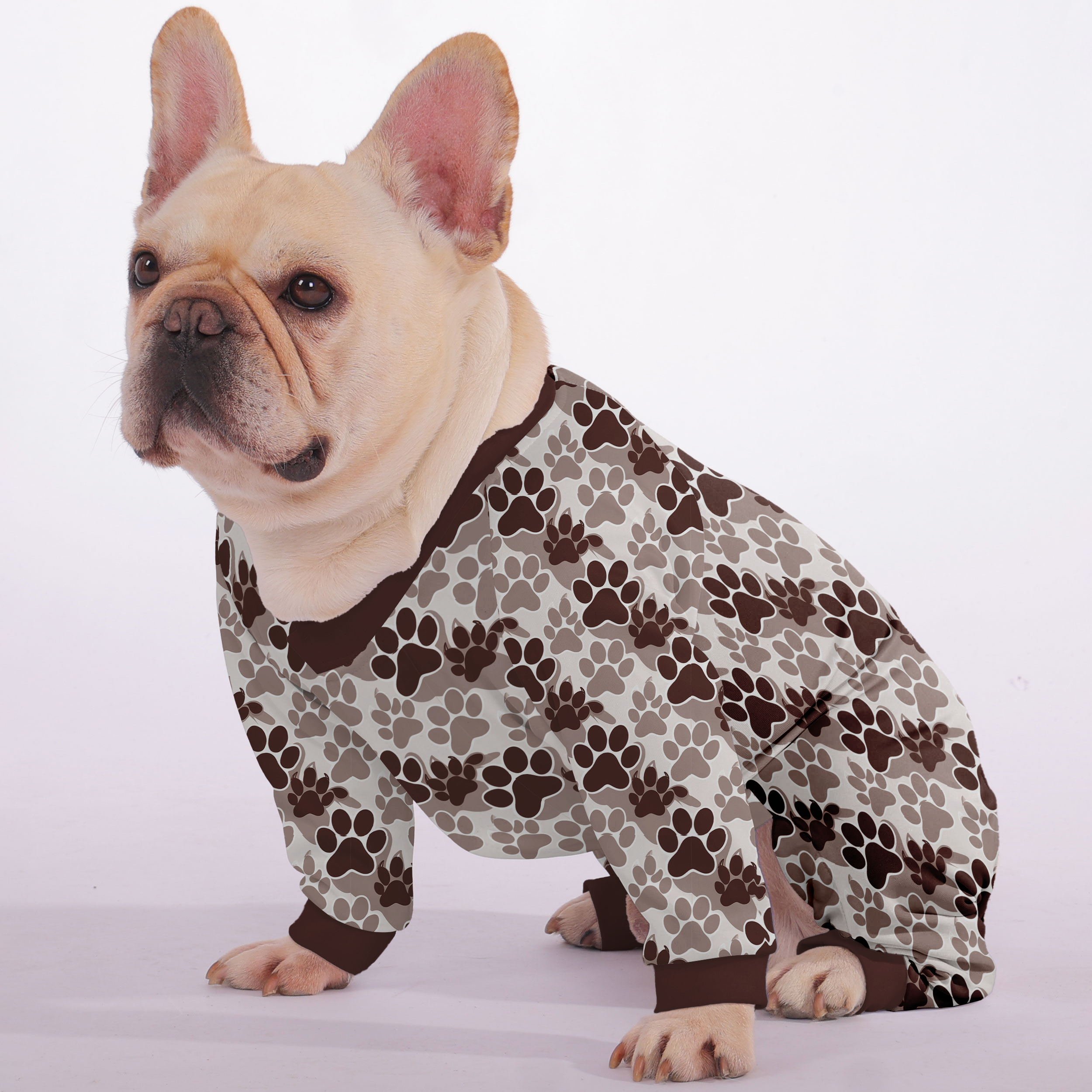 Bailey - Frenchie Pajamas – Lightweight, Stretchy, Cozy & Festively Stylish