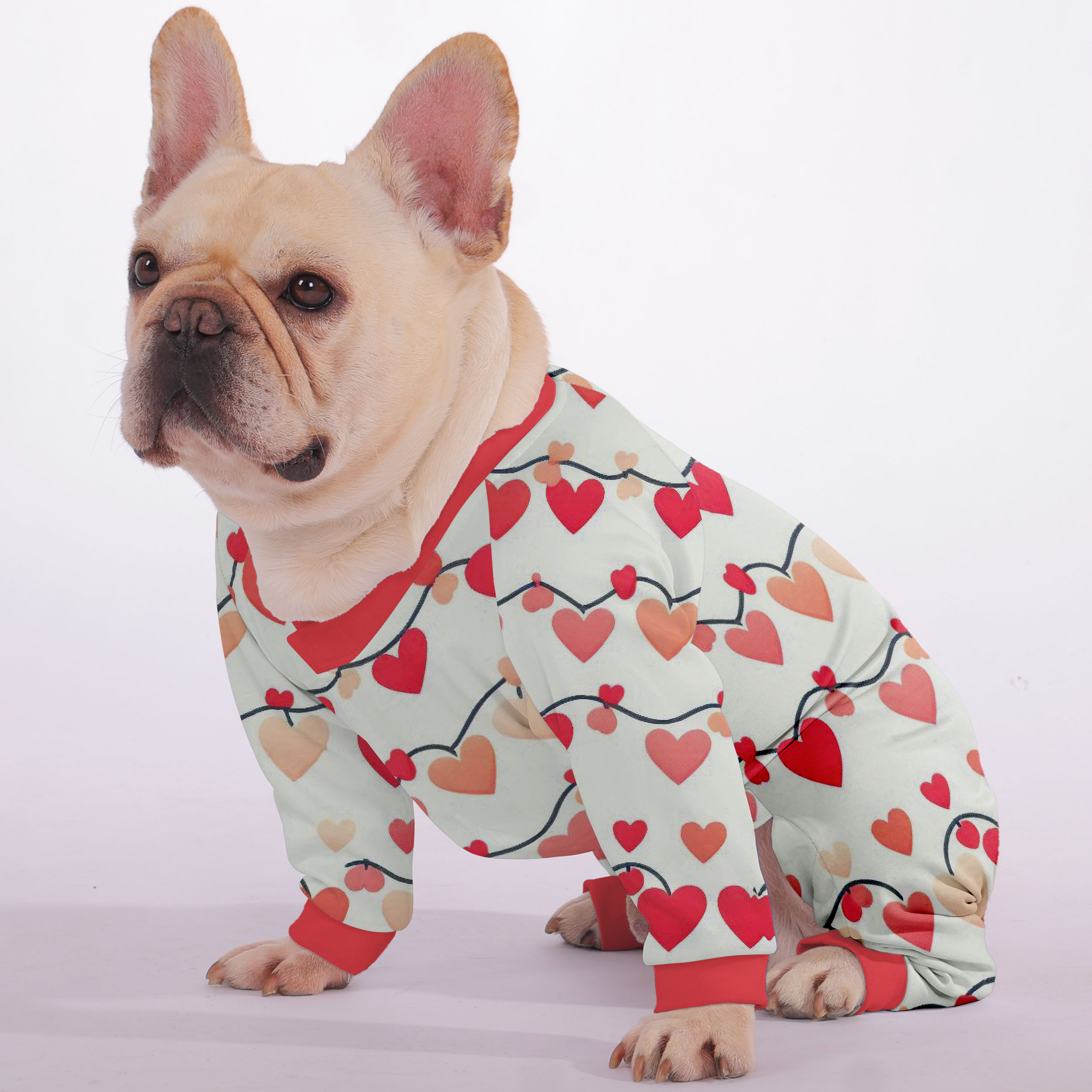 Mia - Frenchie Pajamas – Lightweight, Stretchy, Cozy & Festively Stylish