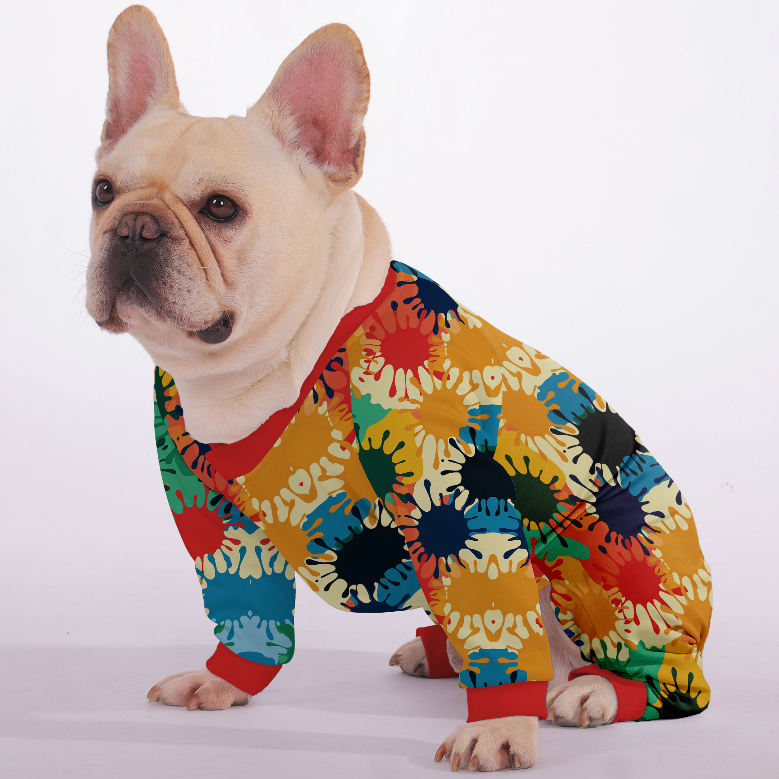 Bruno - Frenchie Pajamas – Lightweight, Stretchy, Cozy & Festively Stylish