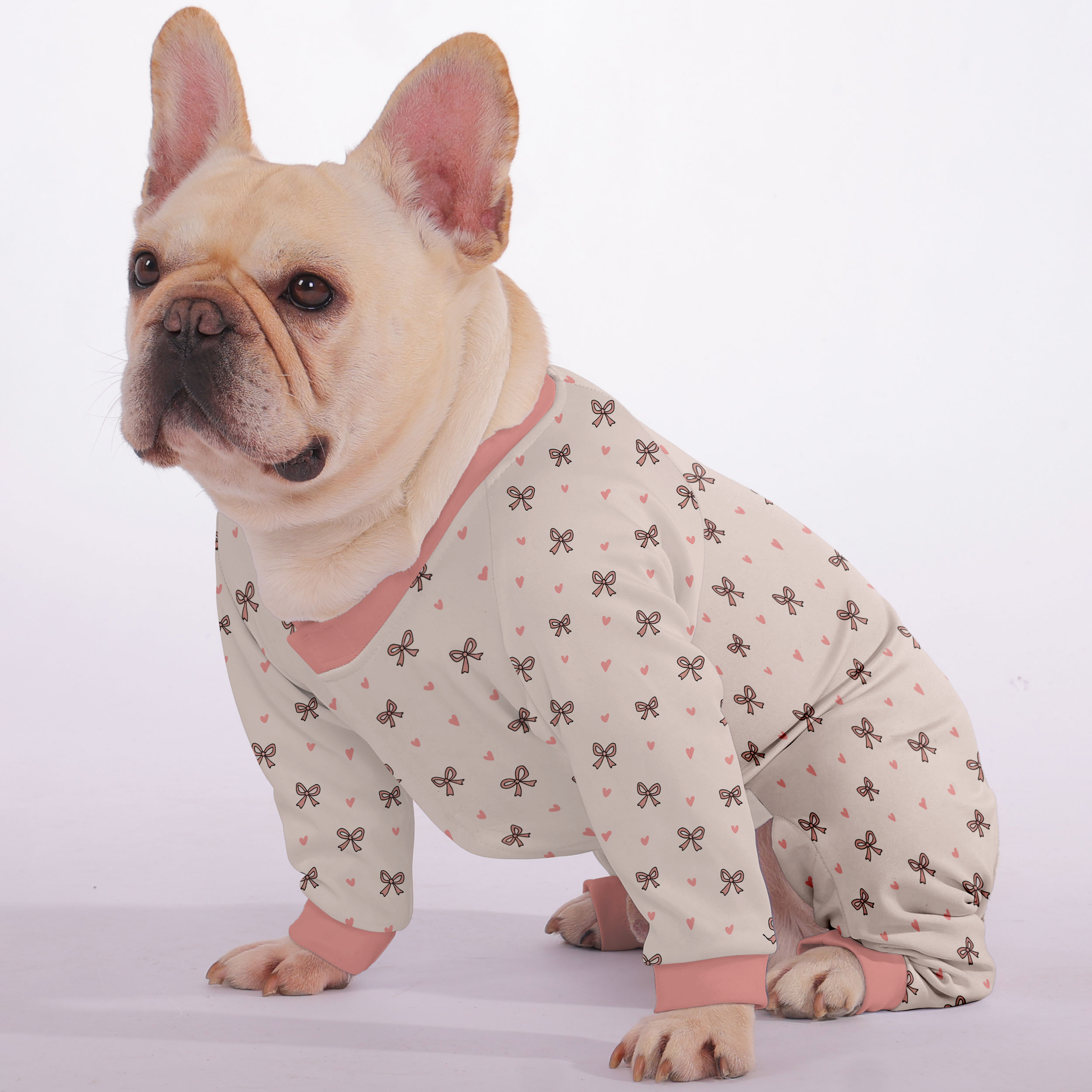 Dixie - Frenchie Pajamas – Lightweight, Stretchy, Cozy & Festively Stylish