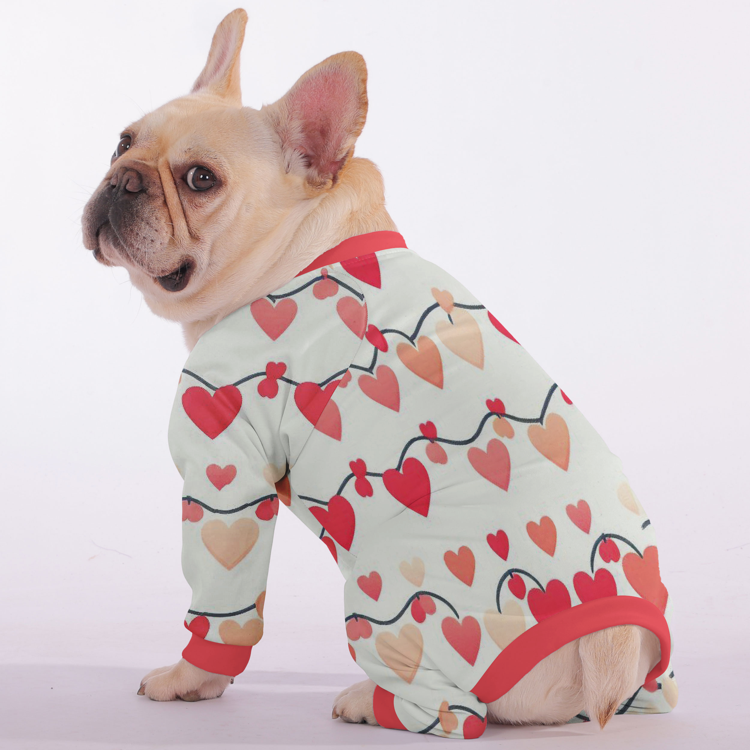 Mia - Frenchie Pajamas – Lightweight, Stretchy, Cozy & Festively Stylish