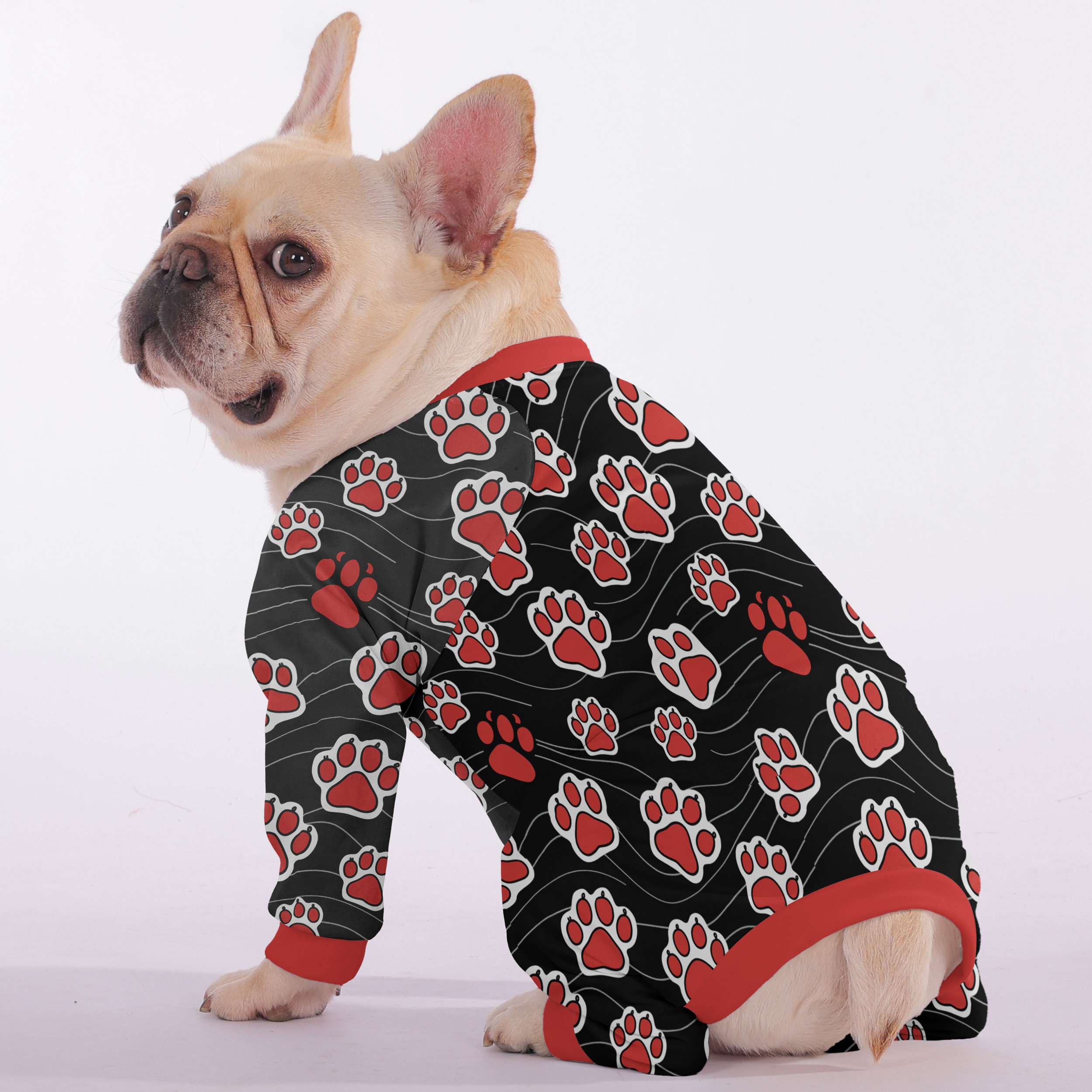 Riley - Frenchie Pajamas – Lightweight, Stretchy, Cozy & Festively Stylish