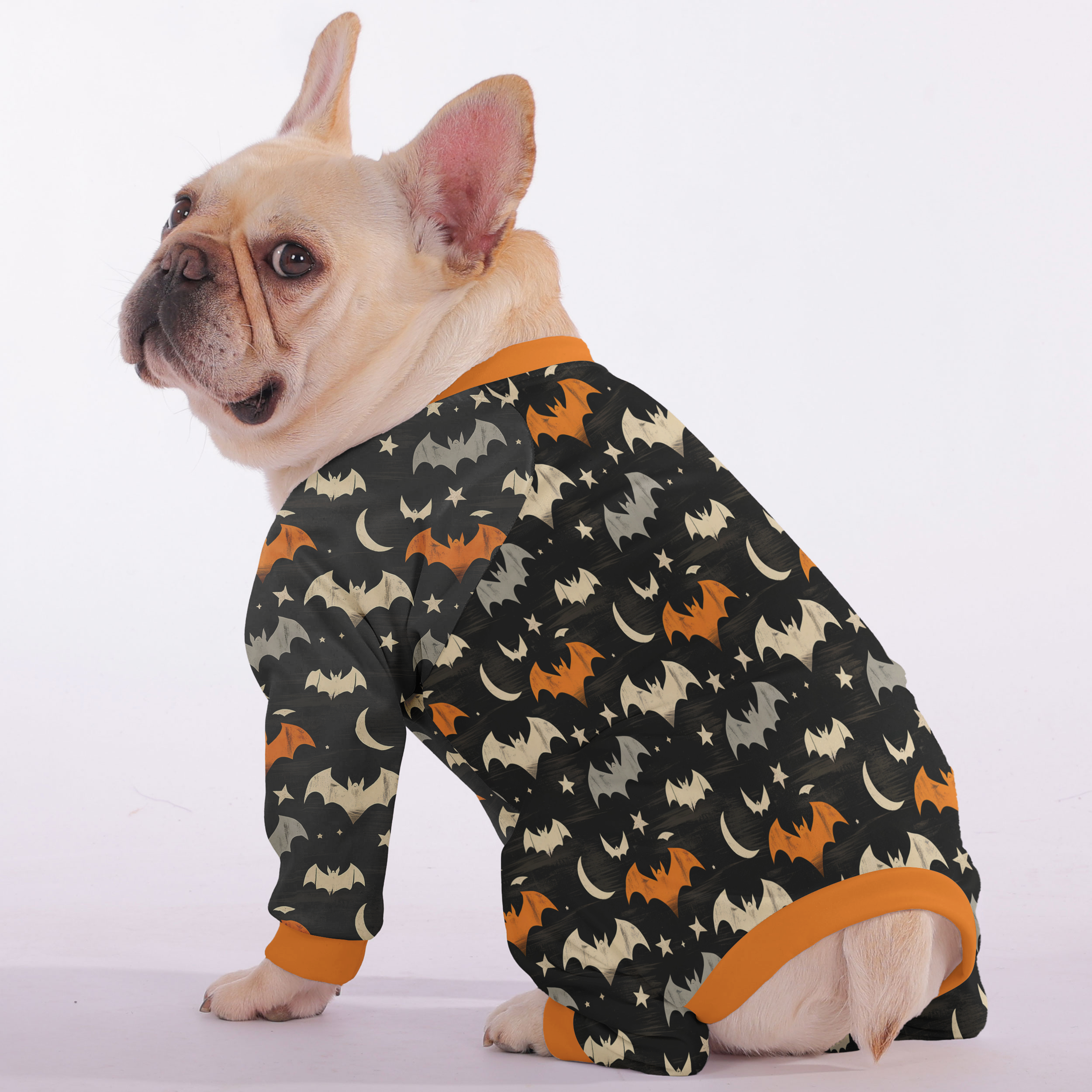 Lexi - halloween Frenchie Pajamas – Lightweight, Stretchy, Cozy & Festively Stylish