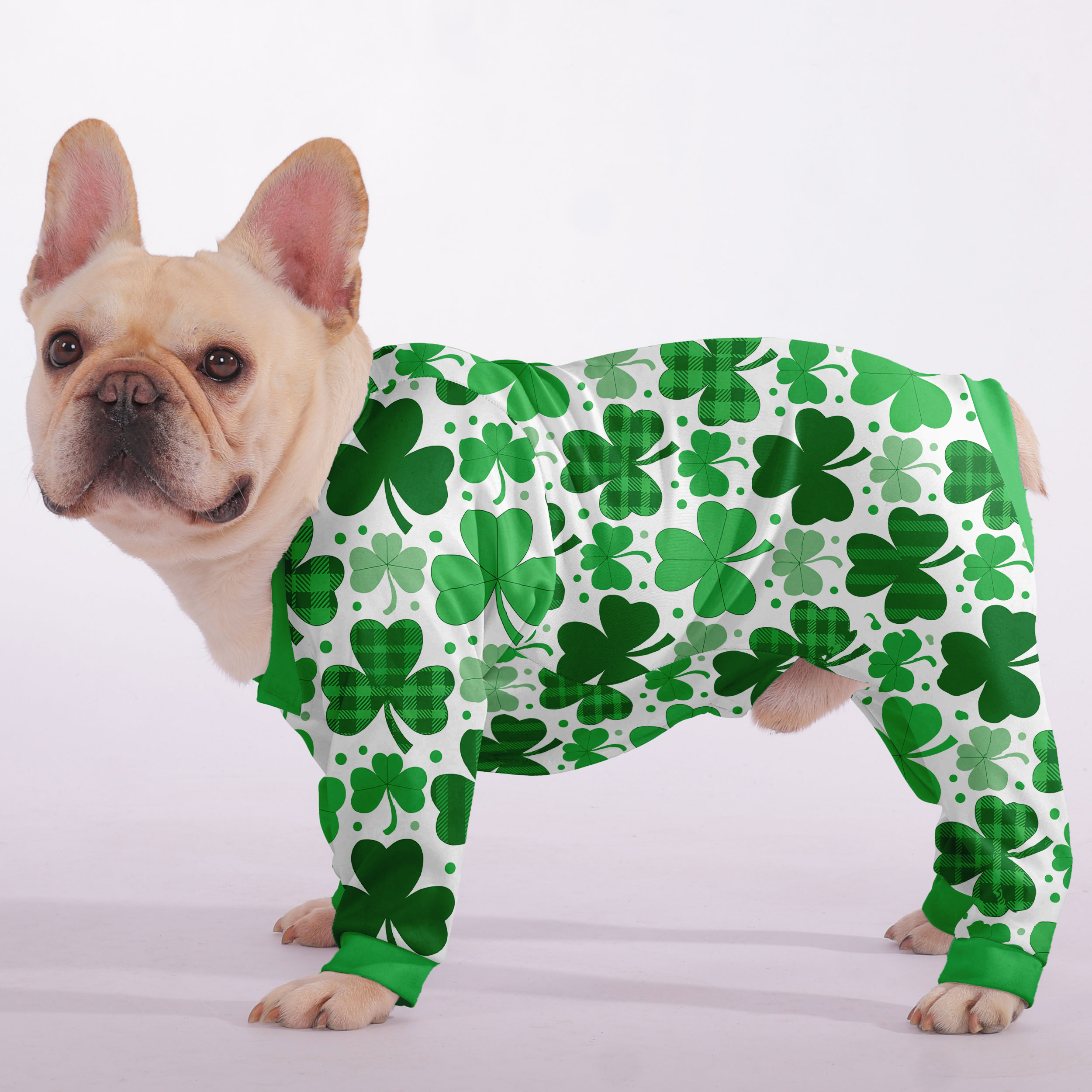 Xena - Frenchie Pajamas – Lightweight, Stretchy, Cozy & Festively Stylish