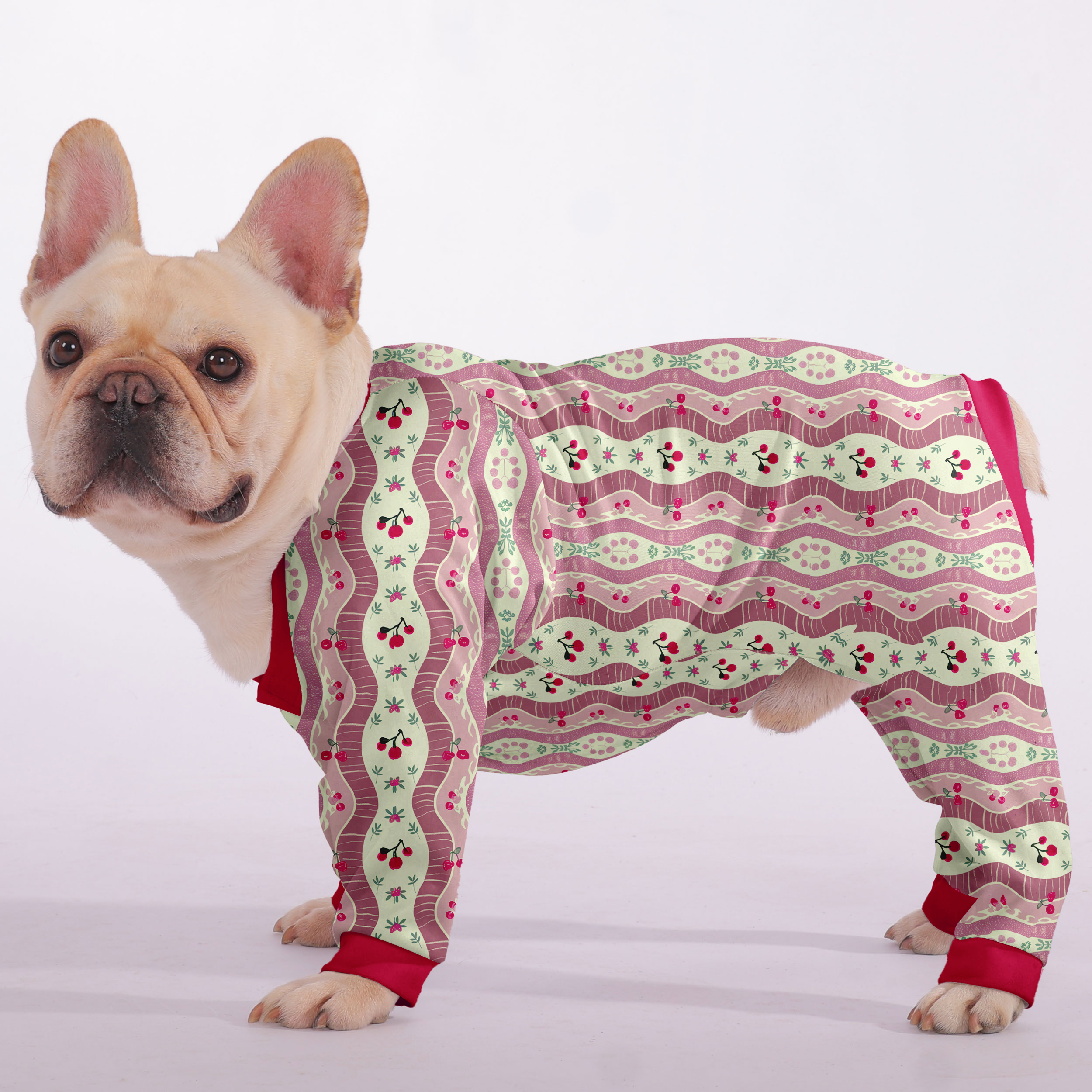 Beau - Frenchie Pajamas – Lightweight, Stretchy, Cozy & Festively Stylish