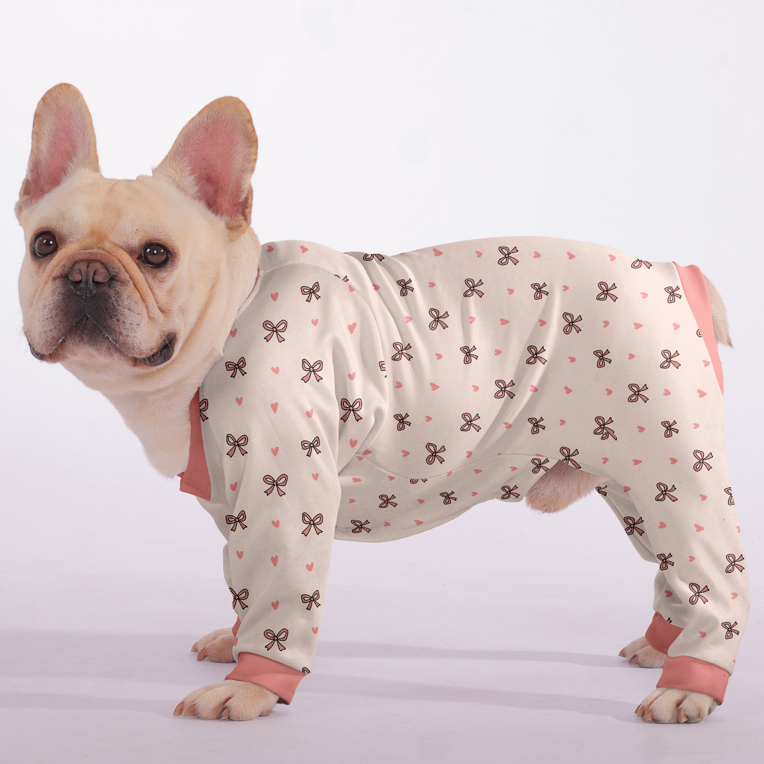 Dixie - Frenchie Pajamas – Lightweight, Stretchy, Cozy & Festively Stylish