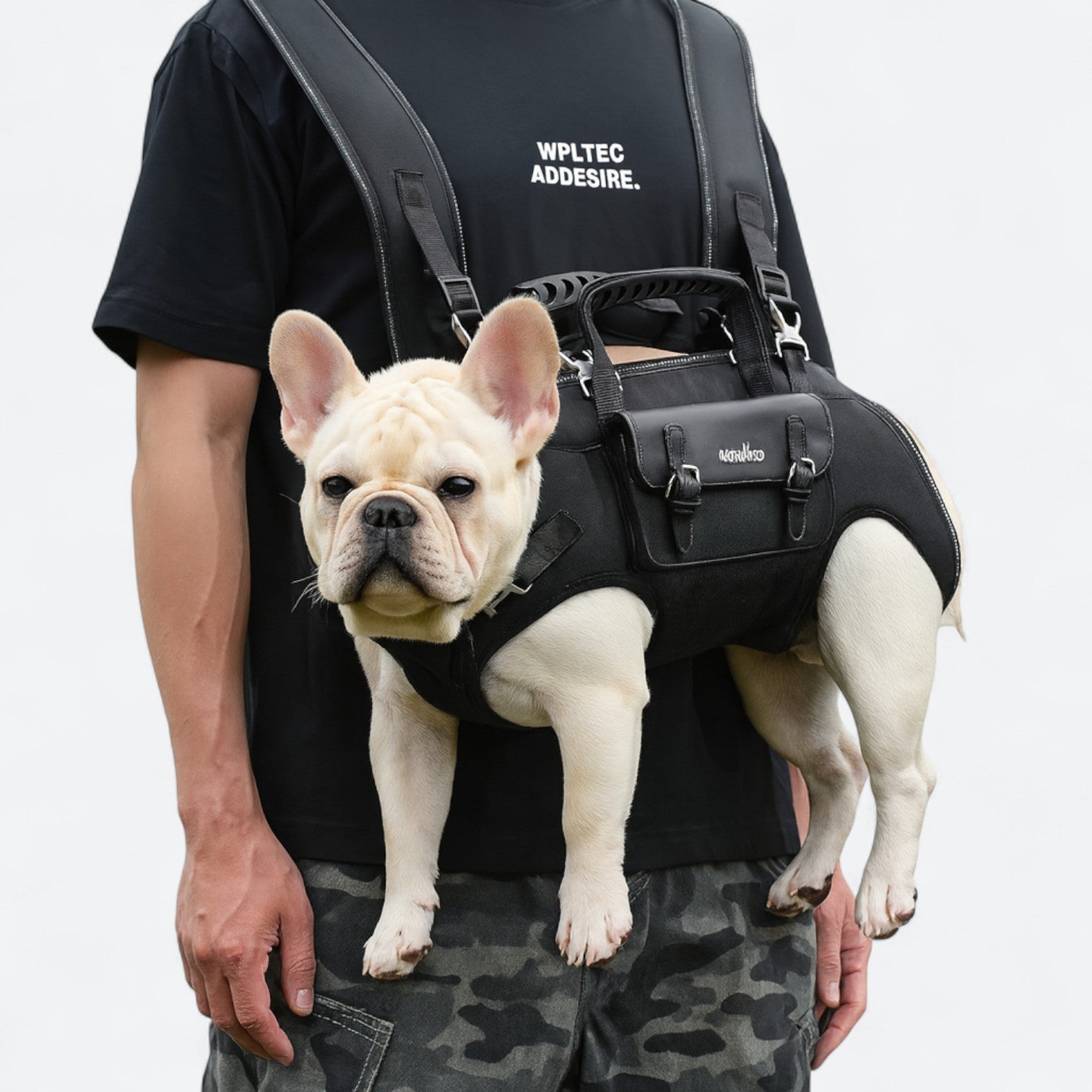 Premium Frenchie Backpack Carrier for Hands Free Trips - Frenchie.us