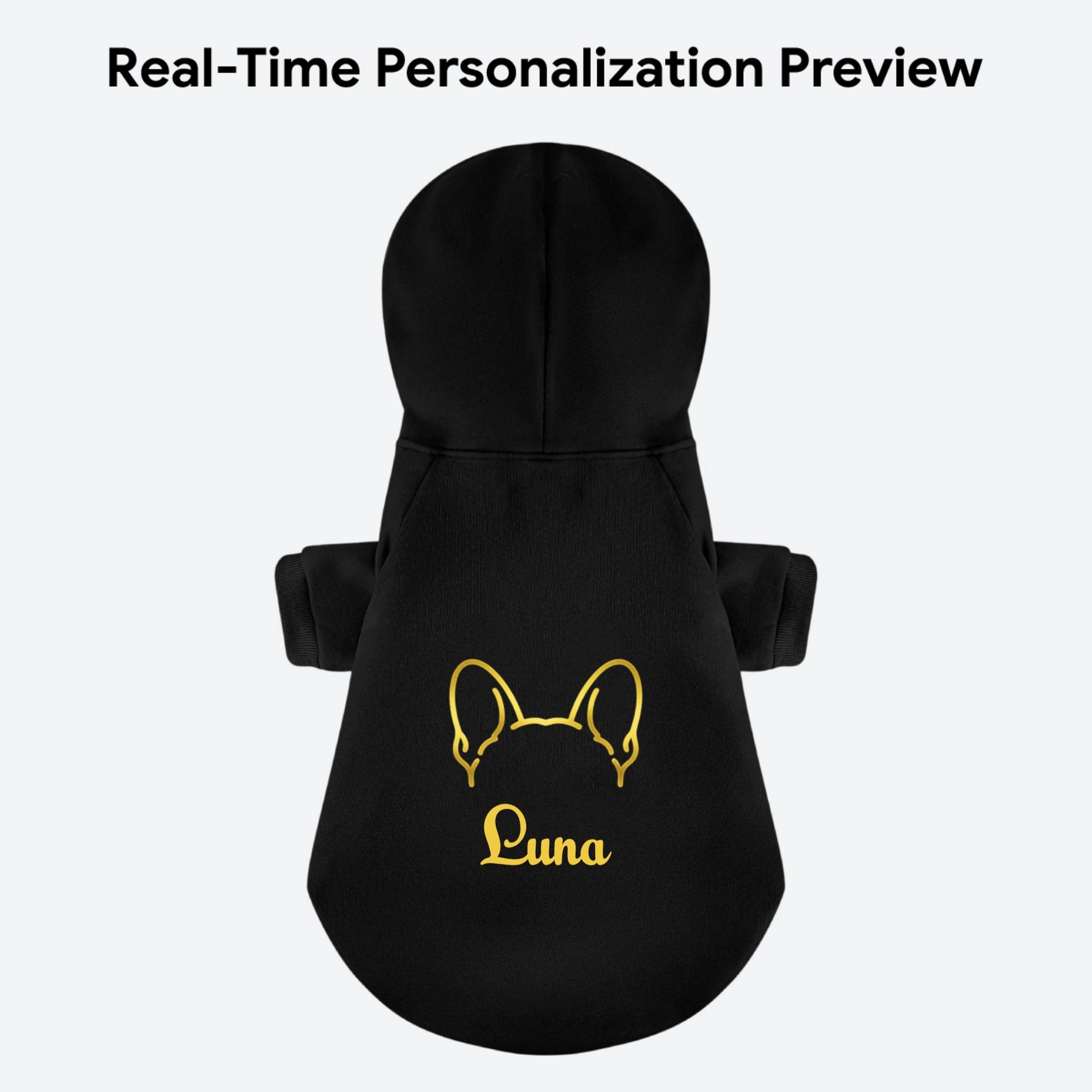 Luna - Personalized French Bulldog hoodies with funny quotes and your furry friend's name – 100% Cotton
