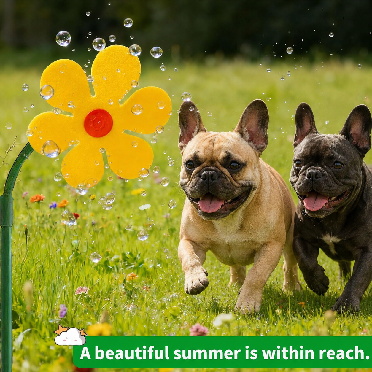 360° Rotating Crazy Daisy Flower Sprinkler