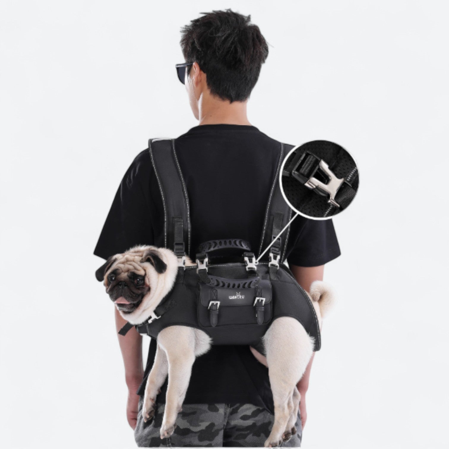 Premium Frenchie Backpack Carrier for Hands Free Trips - Frenchie.us