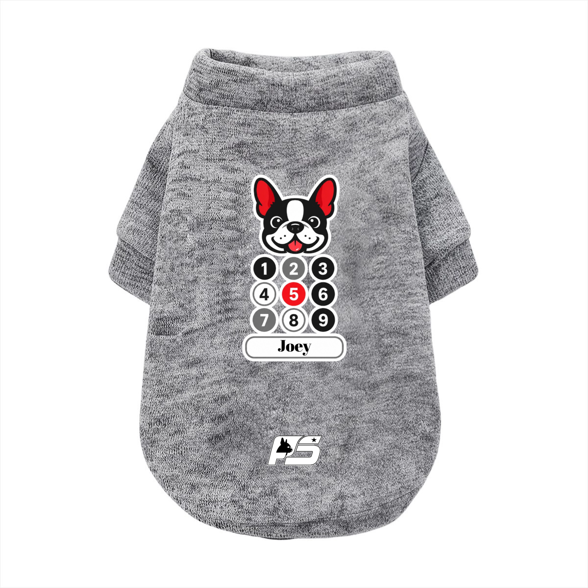 Joey - Personalized Frenchie Cardigan Sweatshirts - Made in USA
