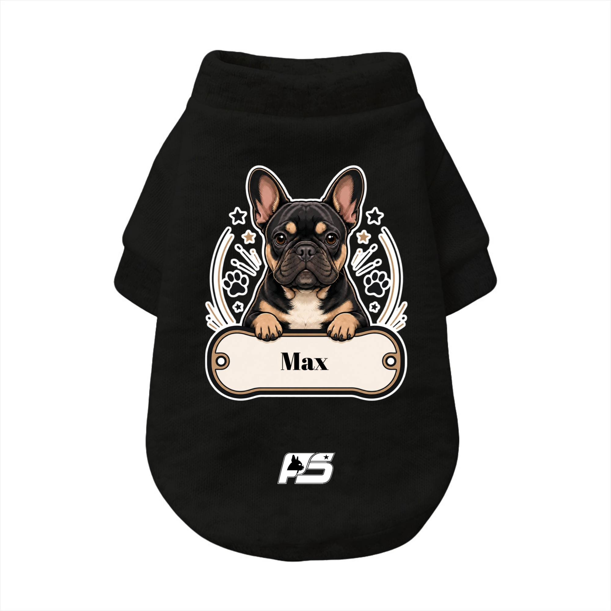 Max - Personalized Frenchie Cardigan Sweatshirts - Made in USA