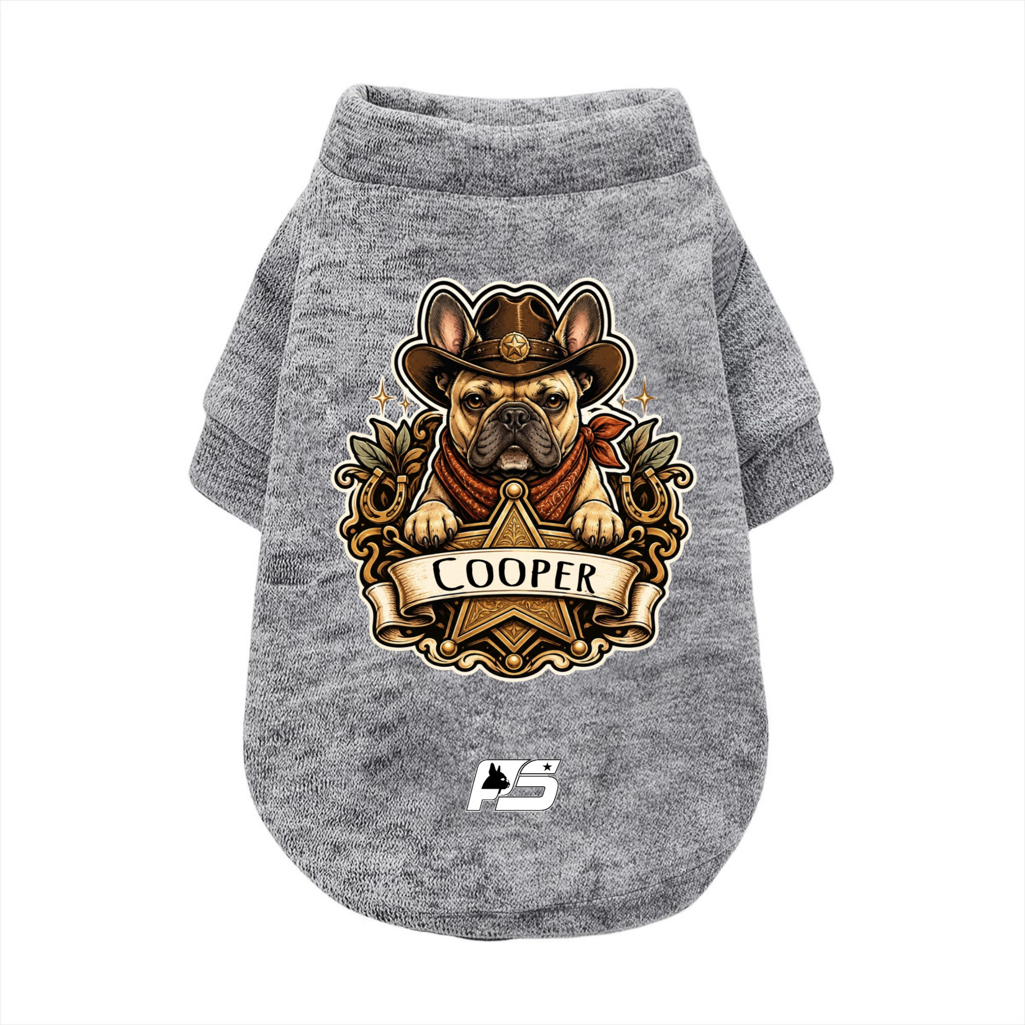 Cooper - Personalized Frenchie Cardigan Sweatshirts - Made in USA