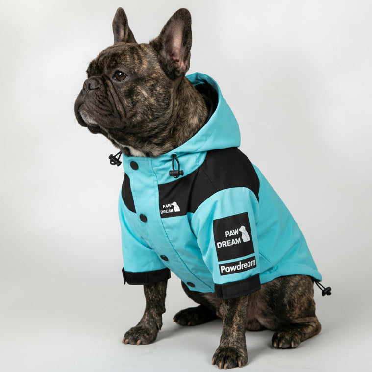 AquaPaw French Bulldog Raincoat – Windproof Hooded Dog Jacket - Frenchie.us