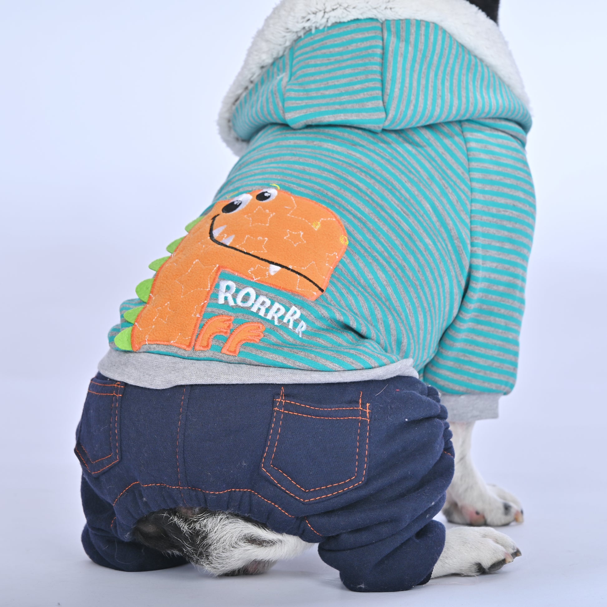 Casual Dino Hoodie - Frenchie.us