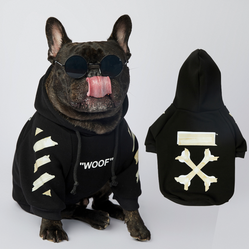 Frenchier™ - French Bulldog Woof Hoodie V1 - Frenchie.us