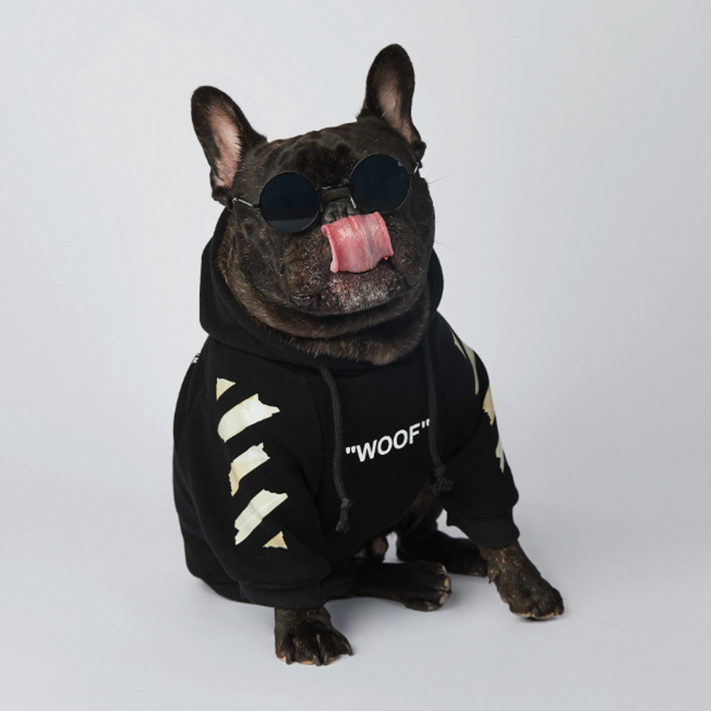 Frenchier™ - French Bulldog Woof Hoodie V1 - Frenchie.us