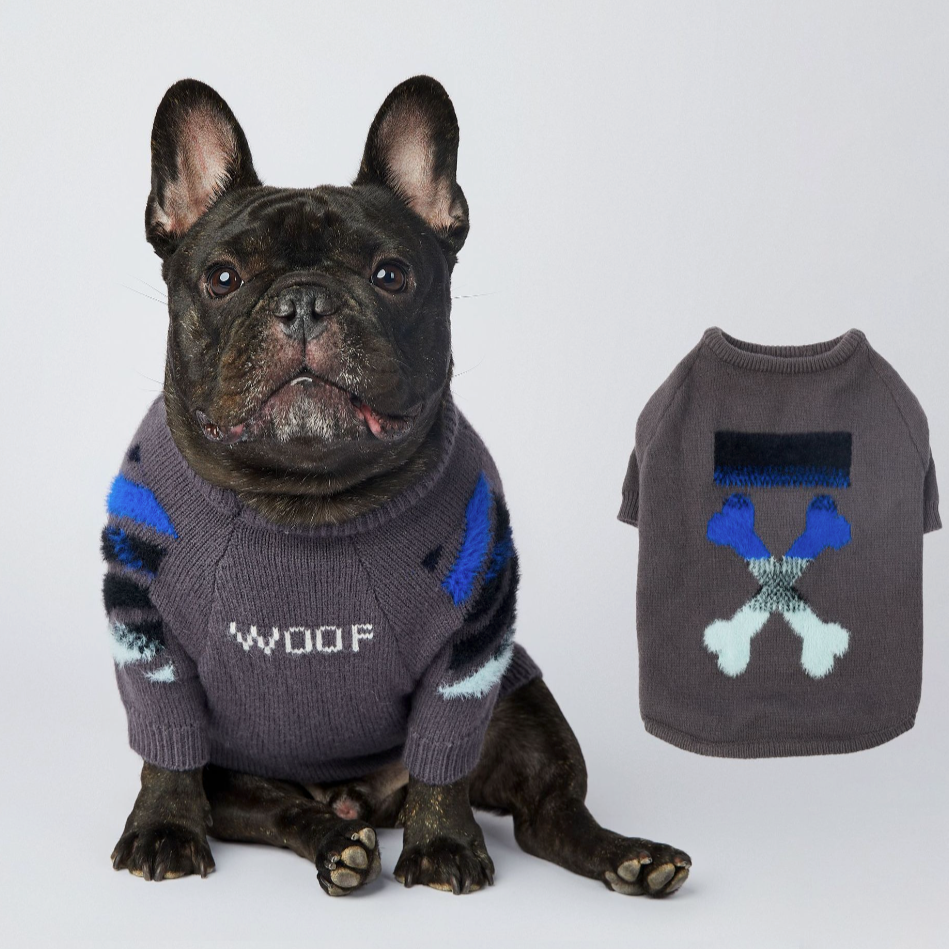 InFrenchie™ - Frenchie Woof Winter Sweater V2 - Frenchie.us