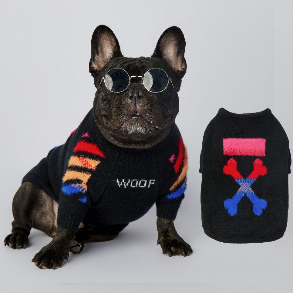 InFrenchie™ - Frenchie Woof Winter Sweater V3 - Frenchie.us
